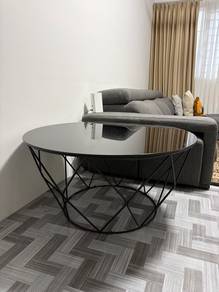 Table for coffee and decoration.
