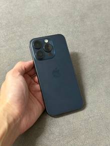 iphone 15 pro blue titanium