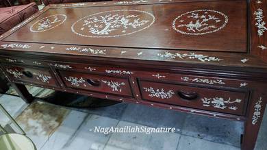 Meja Rosewood Mother Of pearl with drawer
