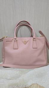 Prada pink tote bag