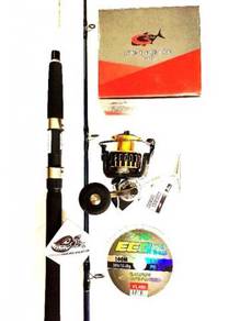 Gtech 5000 metal version reel combo seahawk rod