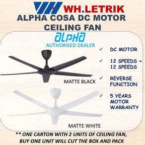 Alpha 24 Speed Remote Control Ceiling Fan