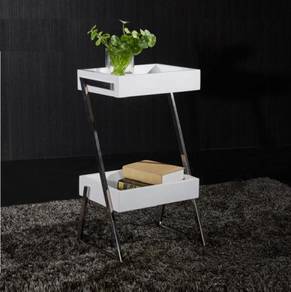 Double Tray Top Square Coffee Table YGR 7404B/W KL
