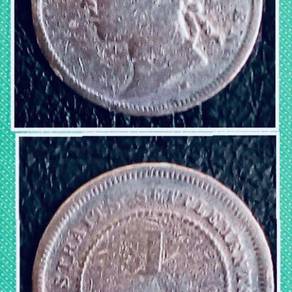 1/2 Cent 1872 Victoria, Straits Settiement