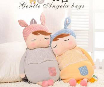 Cute Angela MeToo Soft Plush Backpack bag