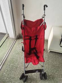 stroller baby red or combi japan