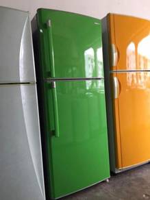 Samsung green 2 doors fridge Peti Sejuk Ais