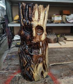 Handmade Vintage Wood Carving. 