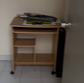 Wooden Computer Desk With Shelf