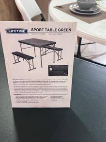 Lifetime foldable table