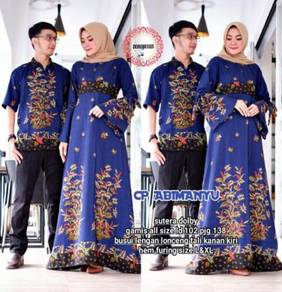 Abimanyu Set Batik Couple blue white red