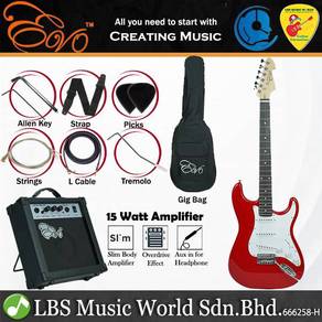 Evo X-1-RD Stratocaster Electric Guitar Linden RD