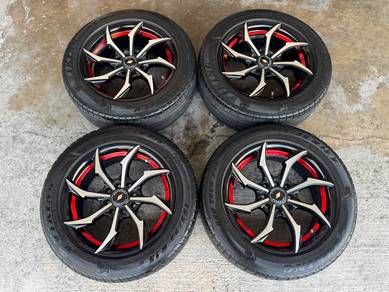 Rim second 15 inforged siap tayar myvi saga vios