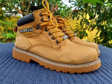 (7UK) Caterpillar Yellow Boot Mid