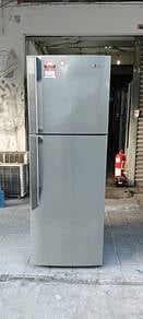 2door fridge refrigerator LG 321L peti ais sejuk