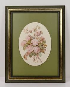 Frame Art Print - Pink Rose Harmony