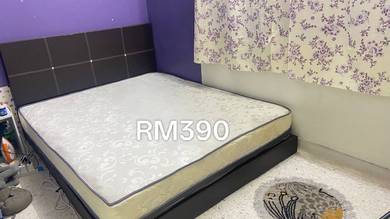 Queen Bed Frame + Matress
