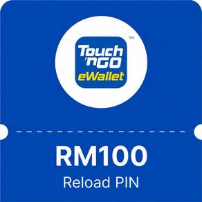 Touch 'n Go eWallet RM100 Reload PIN