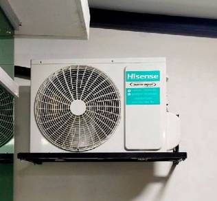 1hp hisense aircond baru free pasang M01