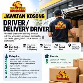 Driver/Delivery Driver - Shah Alam