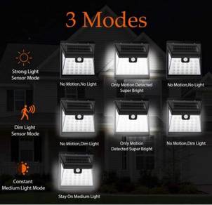 40LED LIGHT 3 MODE LAMPU SOLAR MOTiON SENSOR 🔥