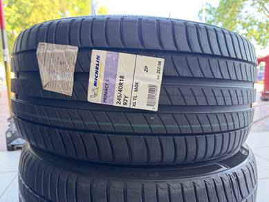 245/40/18 —Tayar baru — Michelin primacy 3runflat