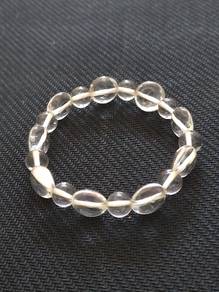 Unique shape clear crystal bracelet