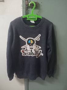 vintage stussy swetshirt skull