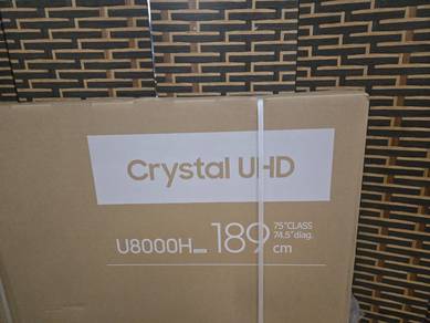 Samsung 75” Crystal UHD U8000H TV