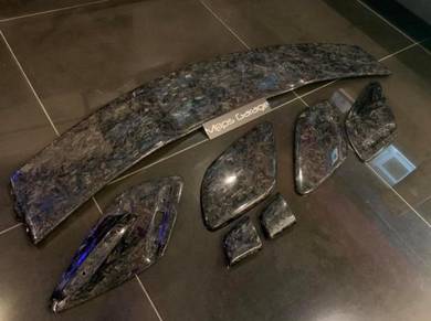 Mercedes w176 a45 a250 amg forged carbon spoiler