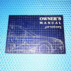 Vintage 93 Proton Wira 1.5GL Owner Manual Handbook