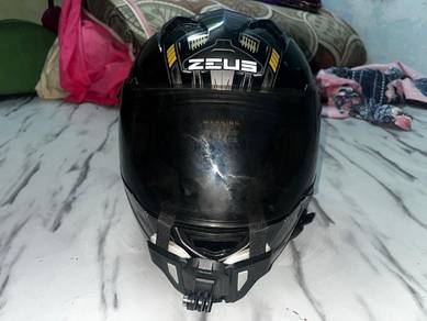 Zeus helmet with Lexin GTX intercom 