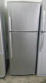 Fridge Refrigerator 2 Pintu Silver Samsung Freezer