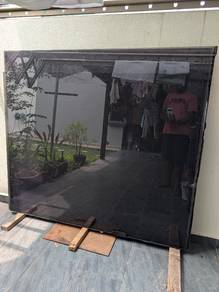 Used Glass Awning with Metal I-Beam Supports