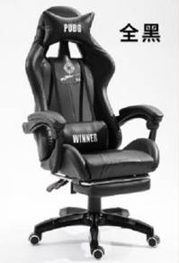 PUBG Black Hitam Gaming Chair Kerusi pejabat 3