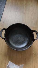 cast iron pot, cast iron pan, idly coocker 
