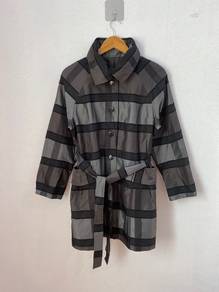 Joy Alpine Vintage Japanese Sheer Stripe Coat