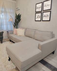 sofa L shape untuk dijual