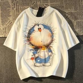 Baju Gadis Tops Doraemon Printed Unisex Free Size