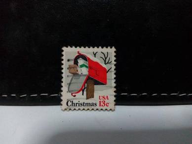 1977 USA Stamp, Christmas, Rural Mailbox