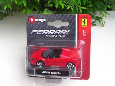 Bburago 1-64 Ferrari 458 Spider Cabriolet Red