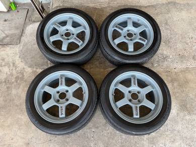 Rim te37 nardo grey 15 inch spec axia bezza
