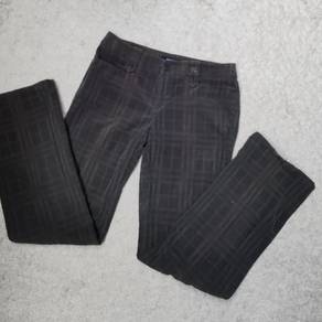 Burberry Checked Dark Brown Women's Pant