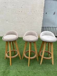 YE78 Kerusi Tinggi Bar Stool Chair with Backrest