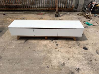 6ft TV Cabinet Drawer Console Rack Shelves