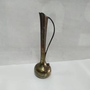 vintage silver plated metal decorative vase