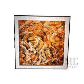 100L x 100H Wild Ochre Dance - Canvas, Wall Art