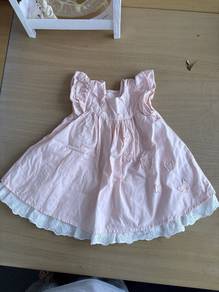 Mothercare baby girl salmon pink dress 3-6 months