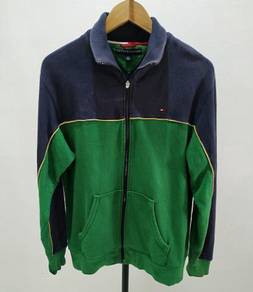 Tommy Hilfiger Color Block Green Zip Up Trainer
