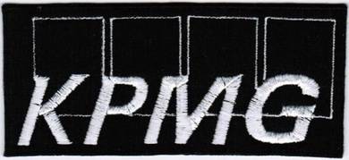 KPMG #WTB Auditor Motor Car Racing Badge Patch